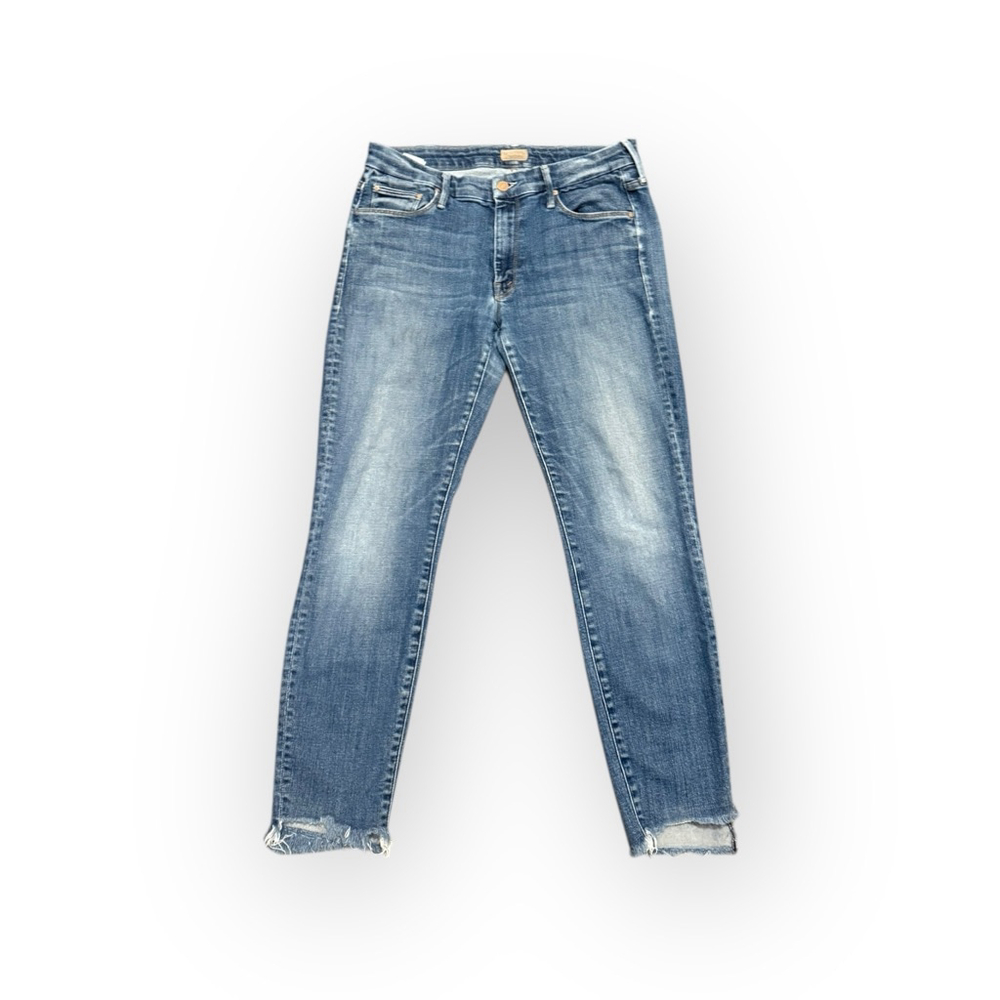 MOTHER Women’s The Looker Ankle Can’t Leave It Alone Wash Cropped Raw Hem 30 - Picture 2 of 12